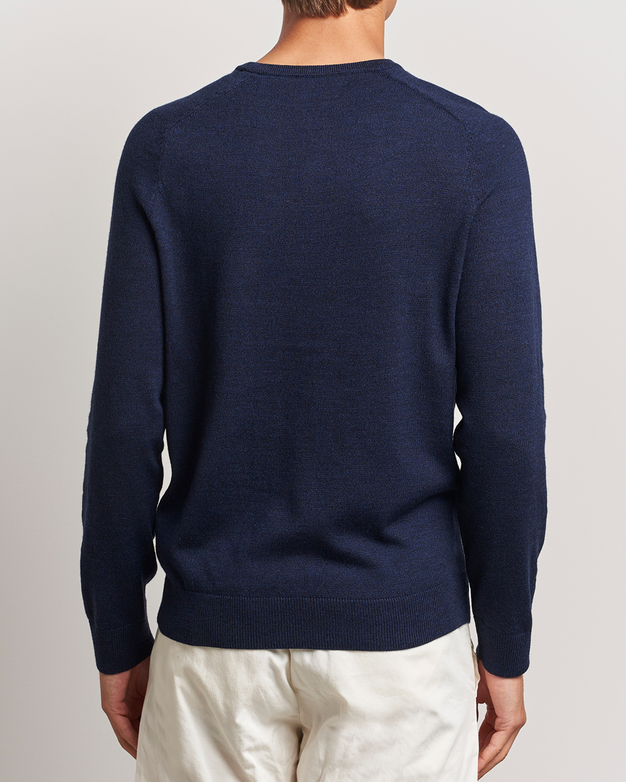 Herren | Pullover | Morris | Merino O-neck Blue