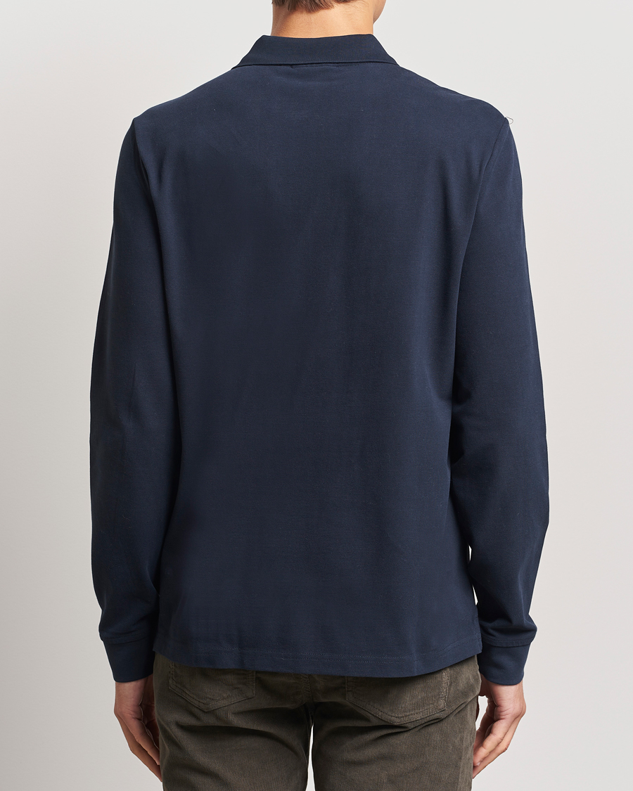 Herren | Pullover | Morris | Camden Long Sleeve Polo Blue