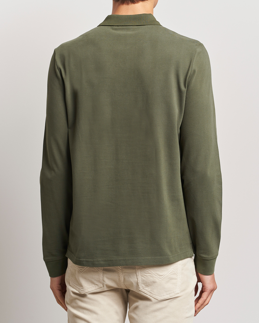 Herren | Pullover | Morris | Camden Long Sleeve Polo Olive