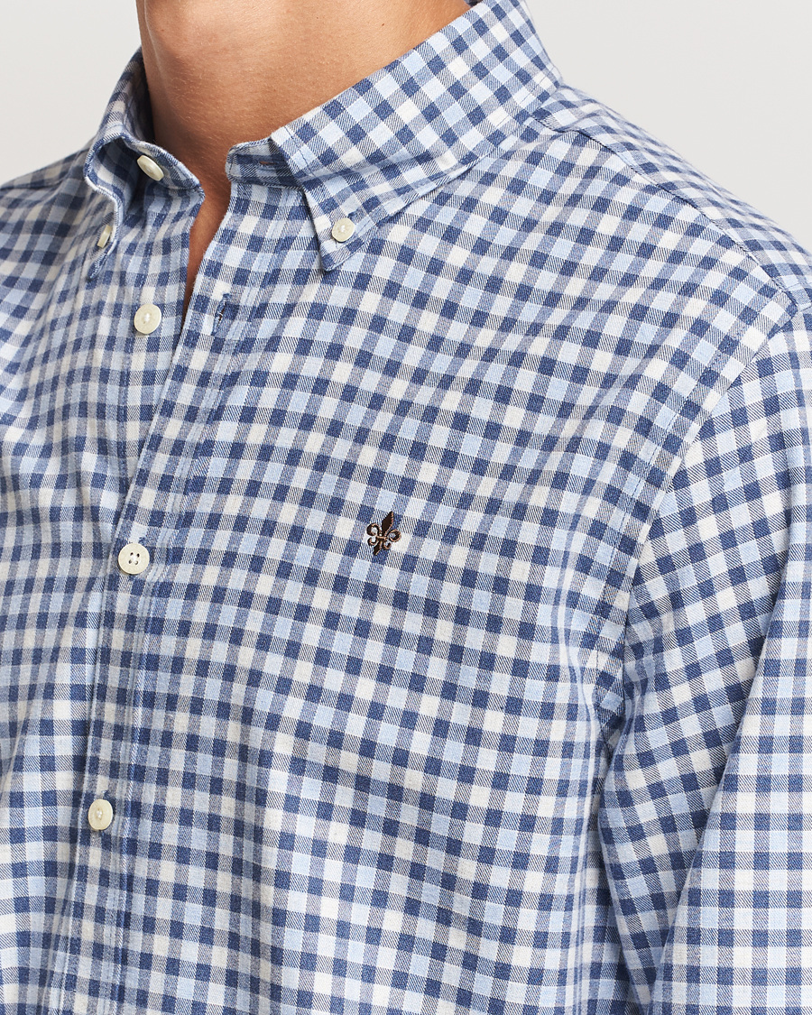 Herren | Hemden | Morris | Watts Check Flannel Shirt Blue