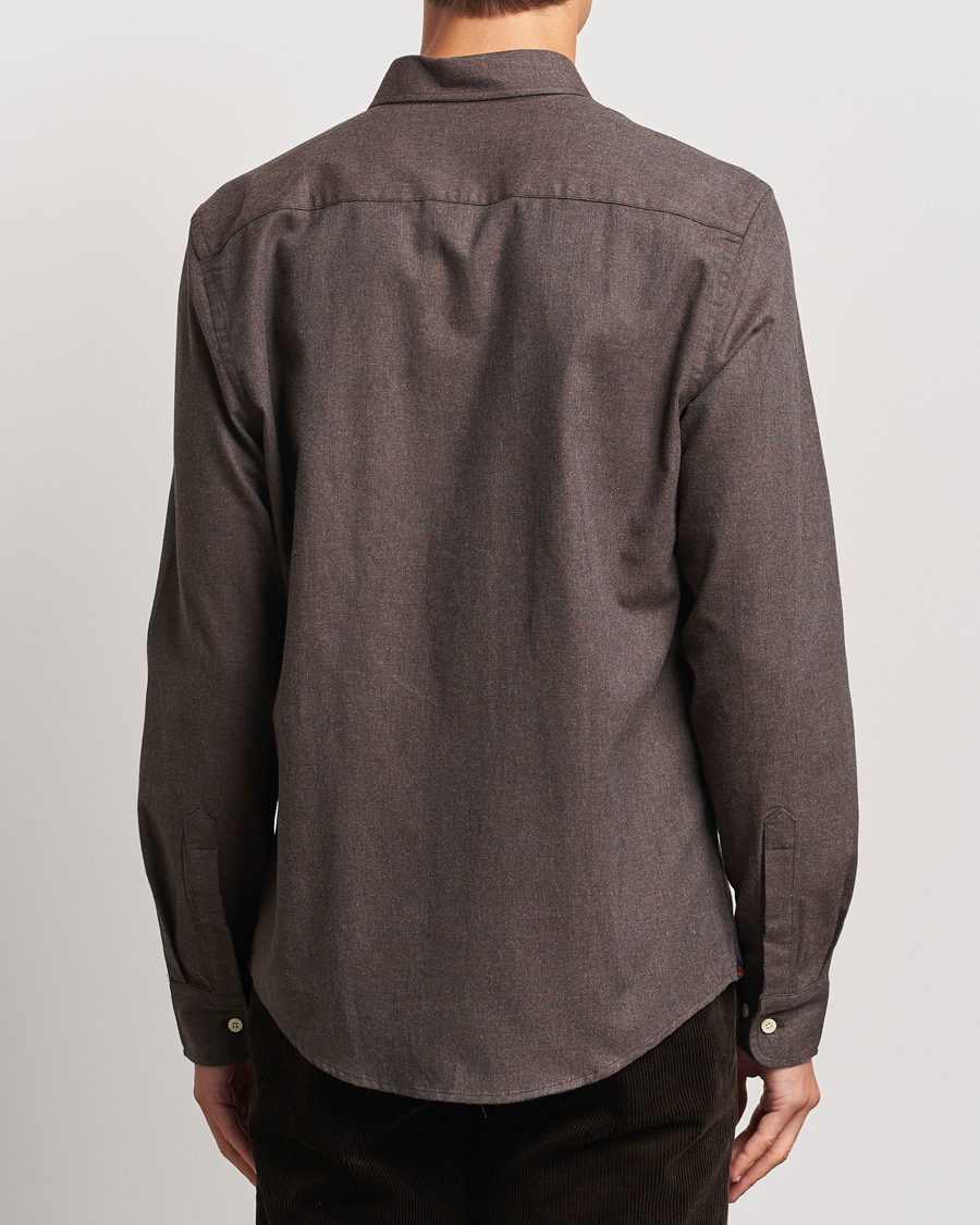 Herren | Hemden | Morris | Watts Flannel Shirt Brown