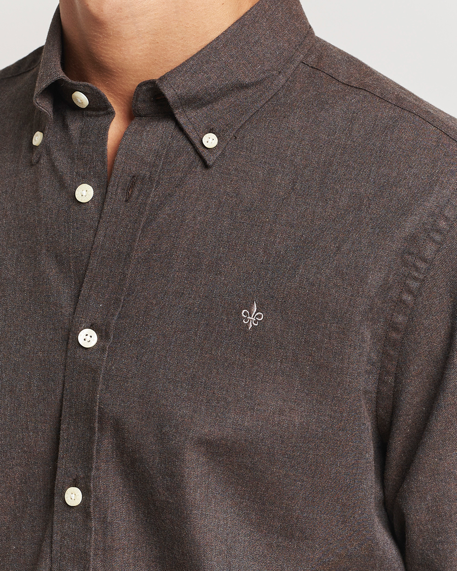 Herren | Hemden | Morris | Watts Flannel Shirt Brown
