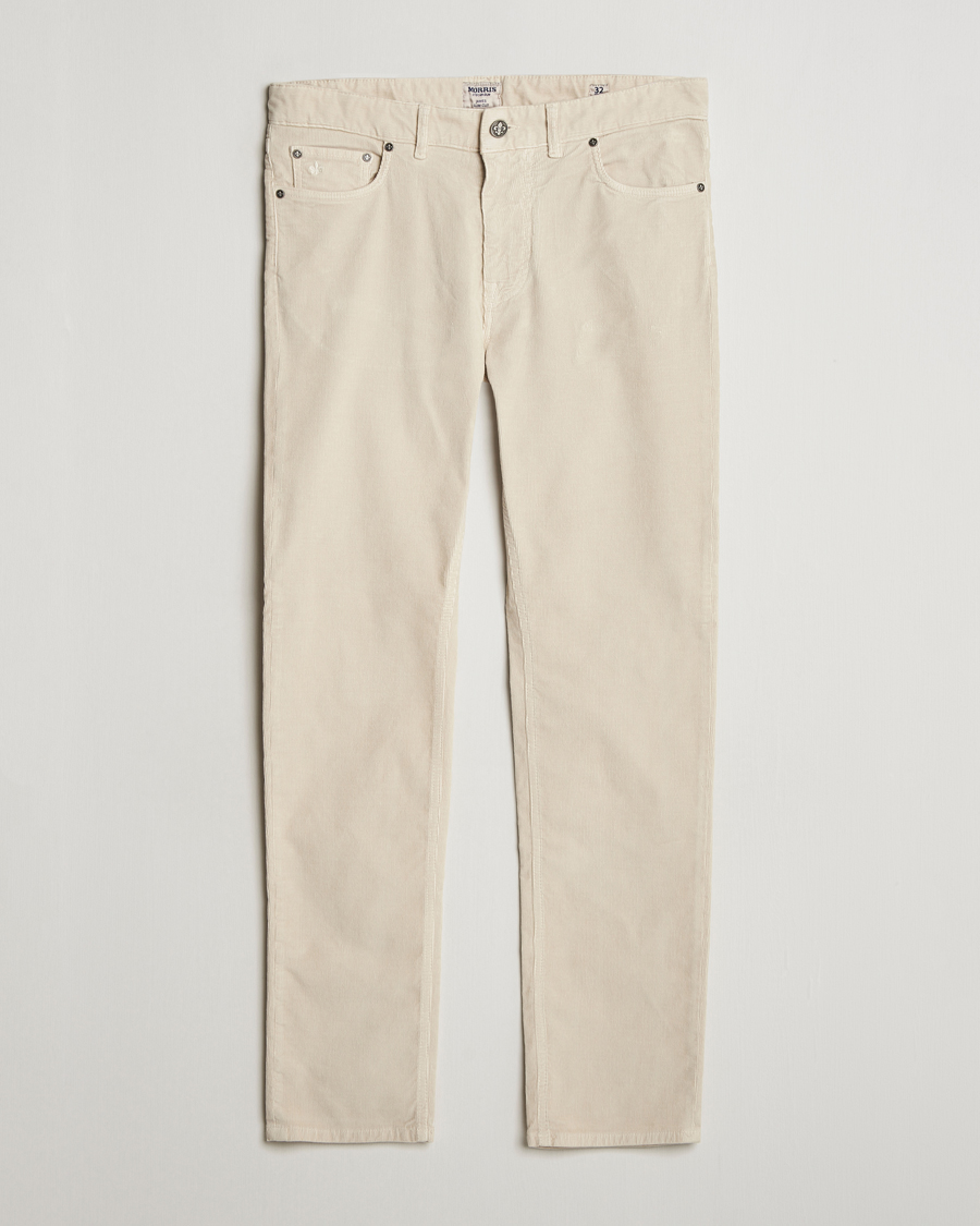 Herren | Hosen | Morris | James Corduroy 5-Pocket Pant Off White