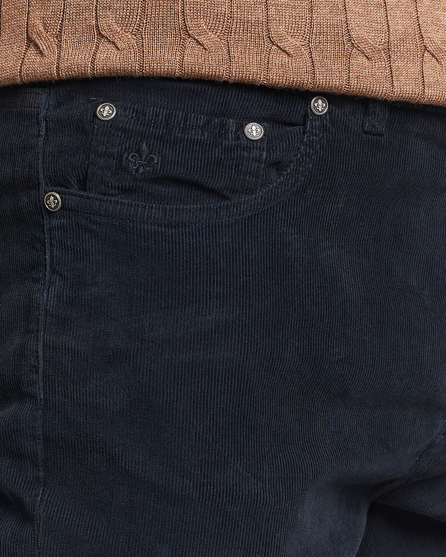 Herren | Hosen | Morris | James Corduroy 5-Pocket Pant Navy