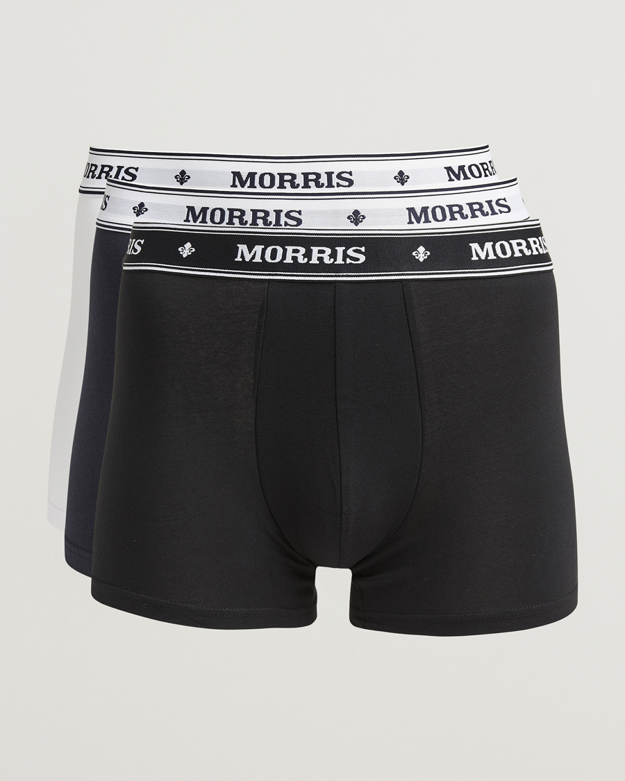 Herren | Unterwäsche | Morris | 3-Pack Boxer Briefs White/Black/Navy