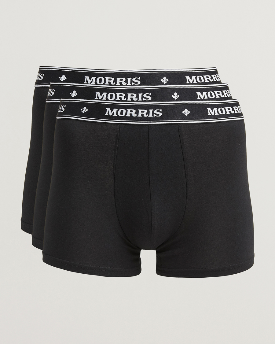 Herren | Unterwäsche | Morris | Boxer Brief 3-Pack Black