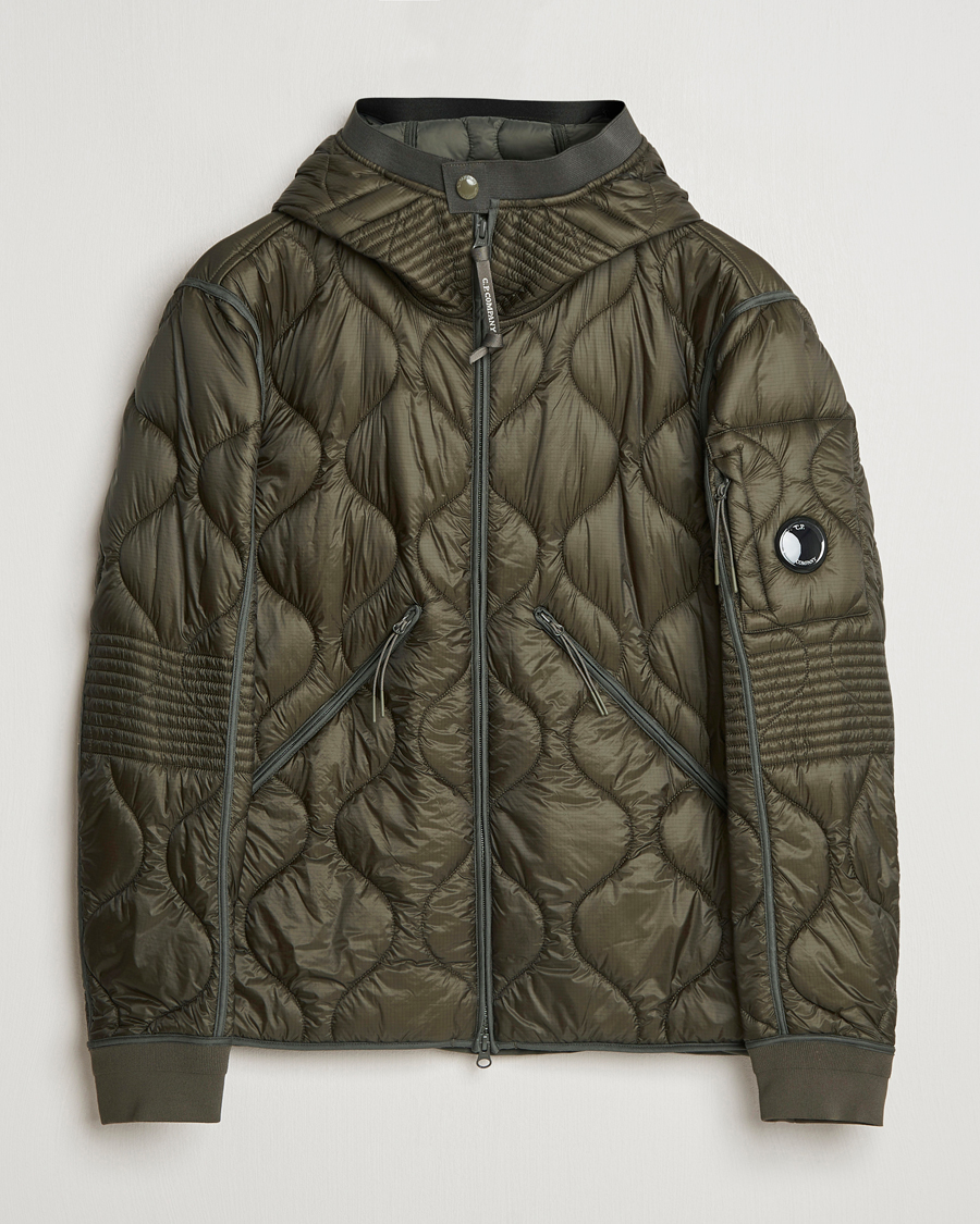 Herren | Jacken | C.P. Company | Primaloft Quilted Hood Jacket Green