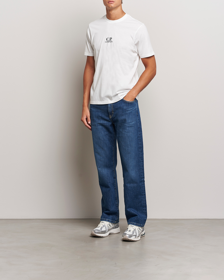 Herren | T-Shirts | C.P. Company | Jersey Back Logo T-Shirt White