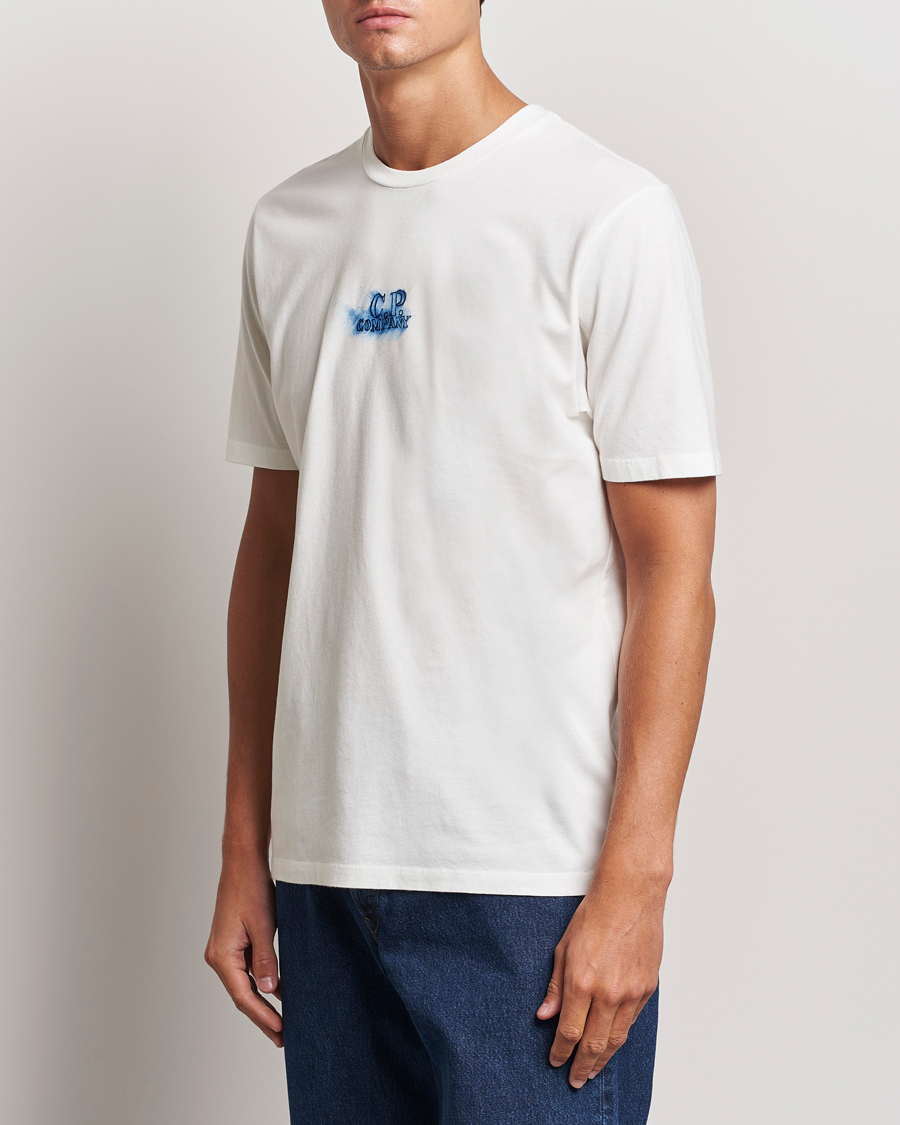 Herren | T-Shirts | C.P. Company | Hand Printed Jersey T-Shirt White