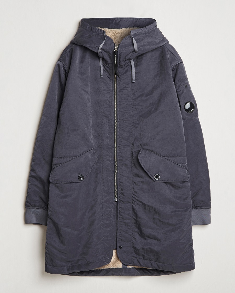 Herren | Jacken | C.P. Company | Nylon B Sherpa Lined Parka Grey
