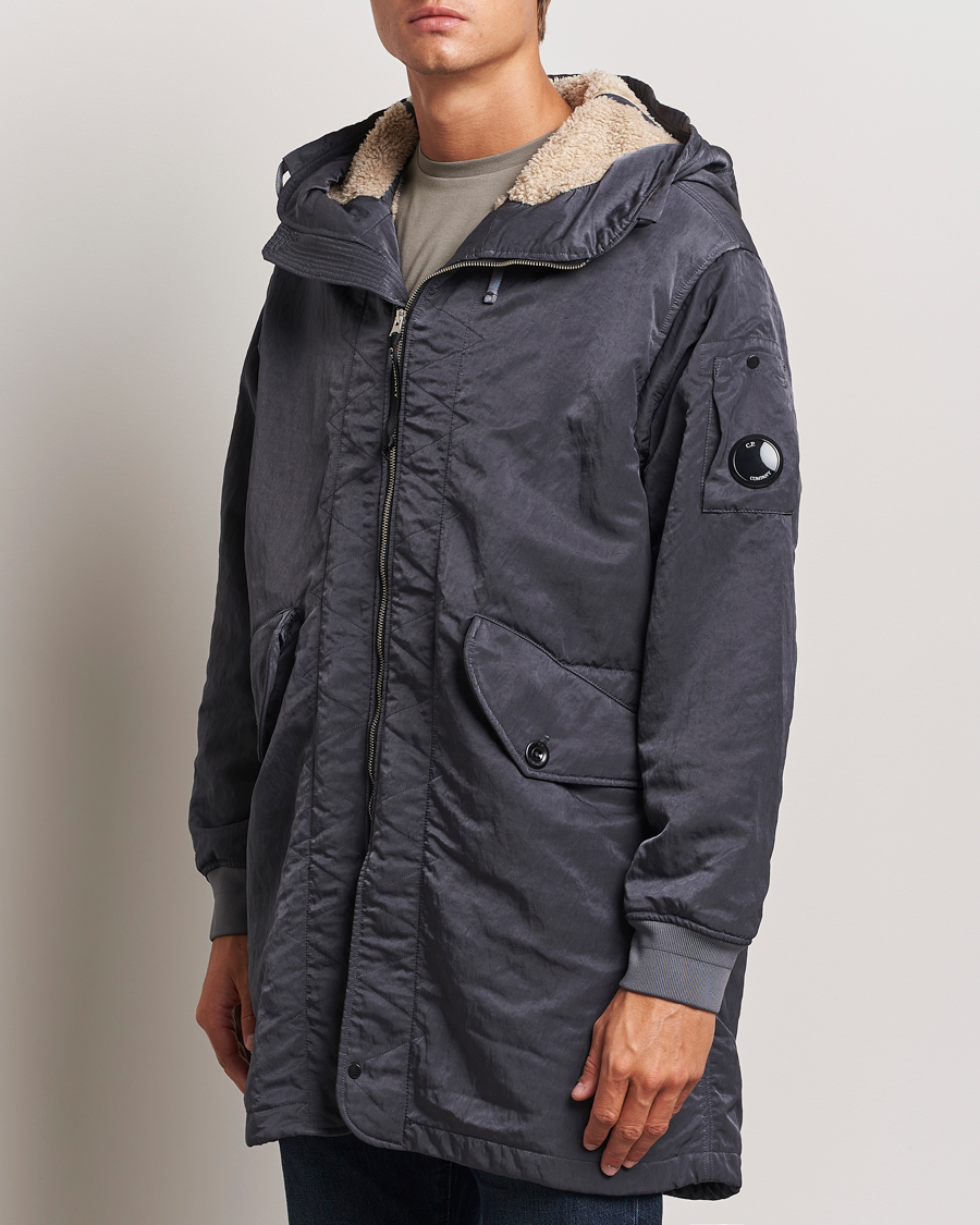 Herren | Jacken | C.P. Company | Nylon B Sherpa Lined Parka Grey