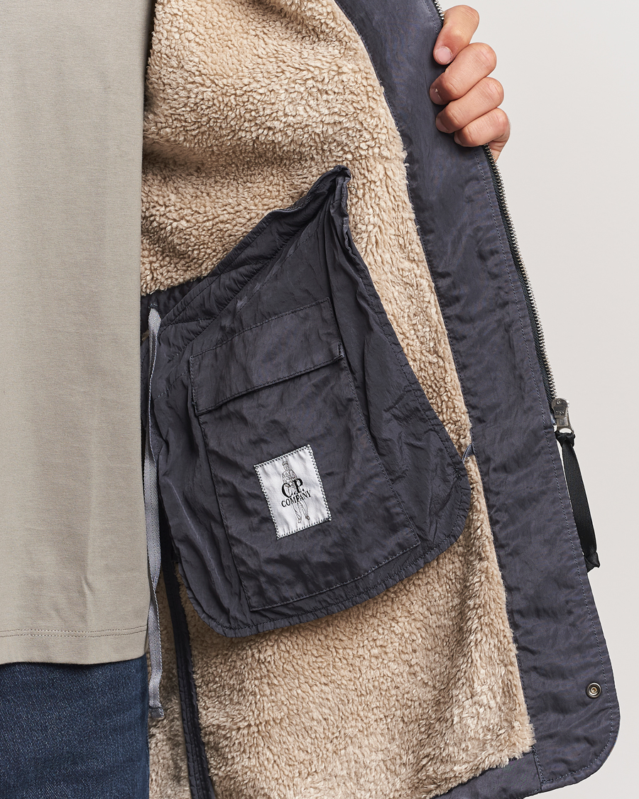 Herren | Jacken | C.P. Company | Nylon B Sherpa Lined Parka Grey