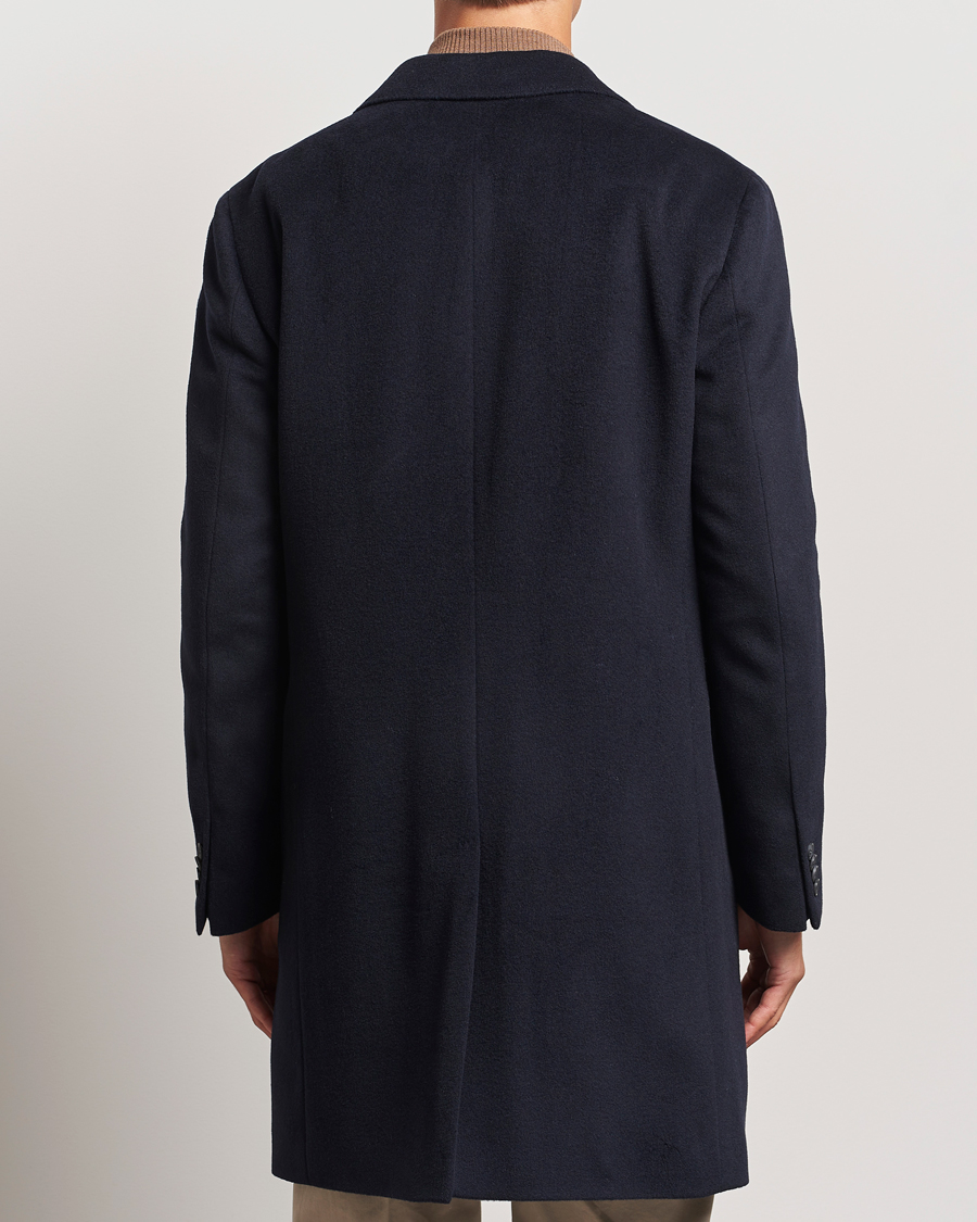 Herren | Jacken | Oscar Jacobson | Sylar Wool/Cashmere Coat Navy