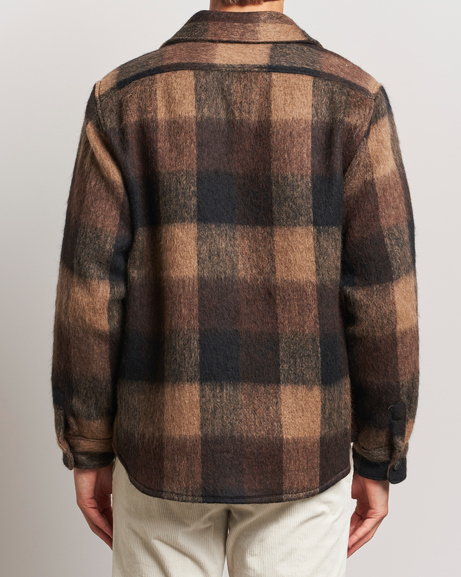 Herren | Jacken | Oscar Jacobson | Maverick Checked Shirt Jacket Brown