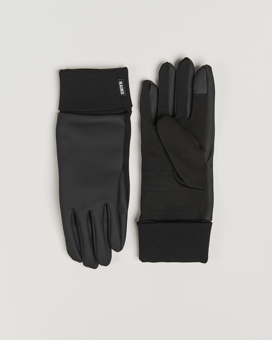 Herren | RAINS Gloves Black | RAINS | Gloves Black