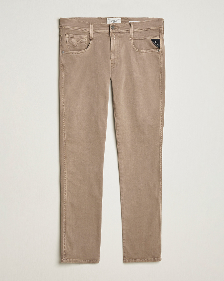 Herren | Hosen | Replay | Anbass Hyperflex X.Lite 5-Pocket Pants Sand