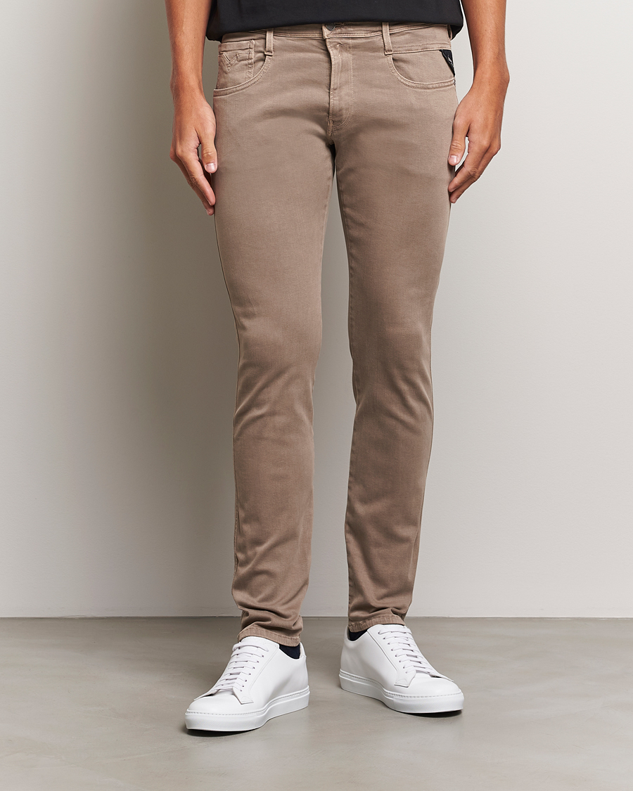 Herren | Hosen | Replay | Anbass Hyperflex X.Lite 5-Pocket Pants Sand