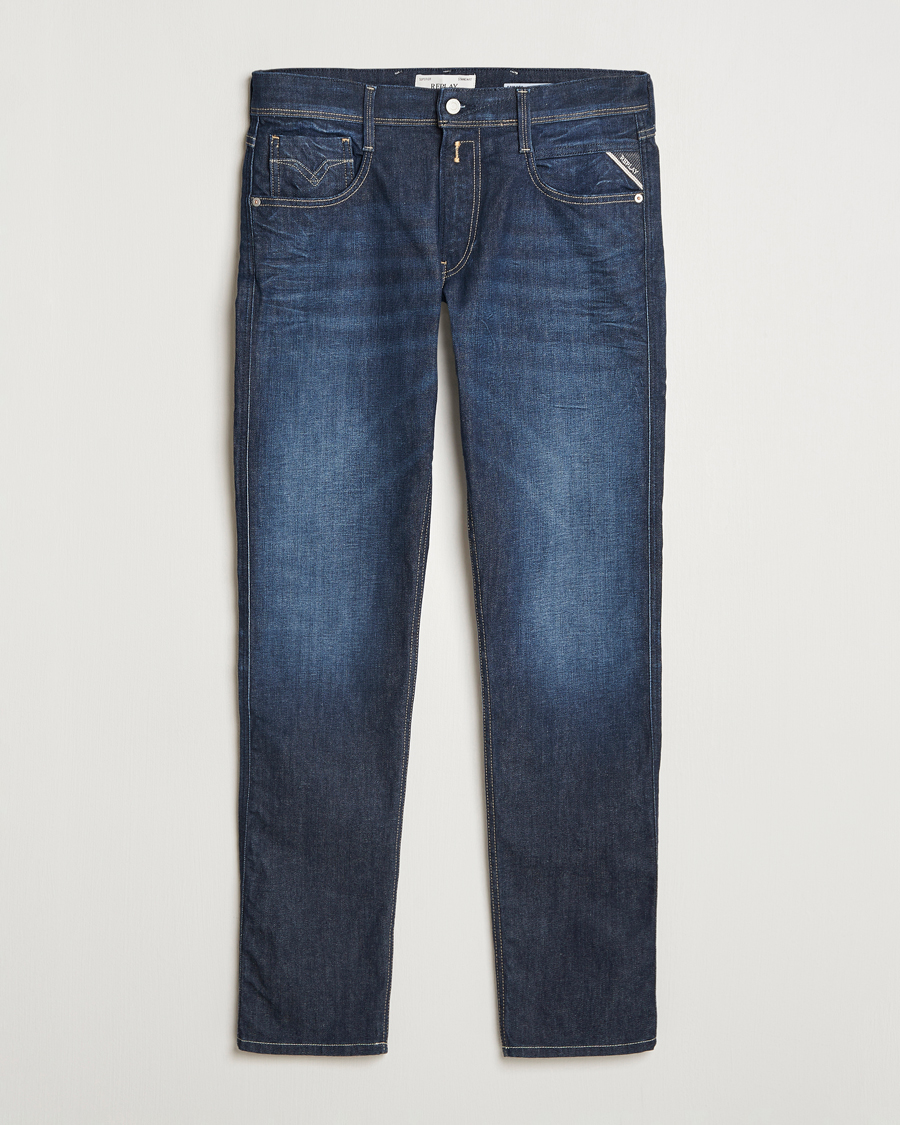 Herren | Jeans | Replay | Anbass Super Stretch Bio Jeans Dark Blue