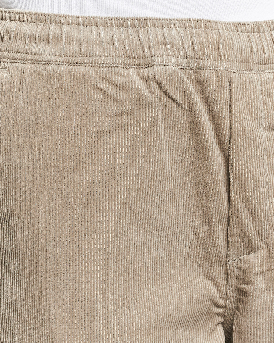 Herren | Hosen | Samsøe Samsøe | Jabari Corduroy Drawstring Trousers Abbey Stone