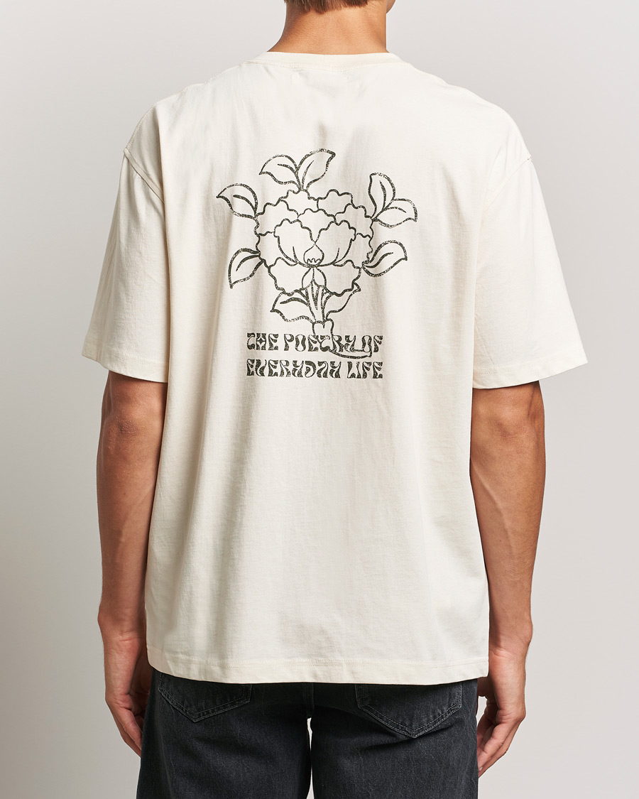 Herren | T-Shirts | Samsøe Samsøe | Poetry Printed T-Shirt Neutral Lotus