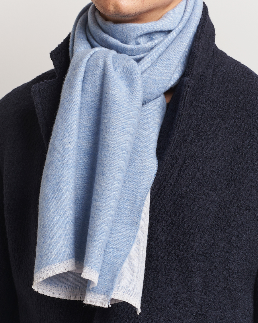 Herren | Stenströms Wool Scarf Light Blue | Stenströms | Wool Scarf Light Blue