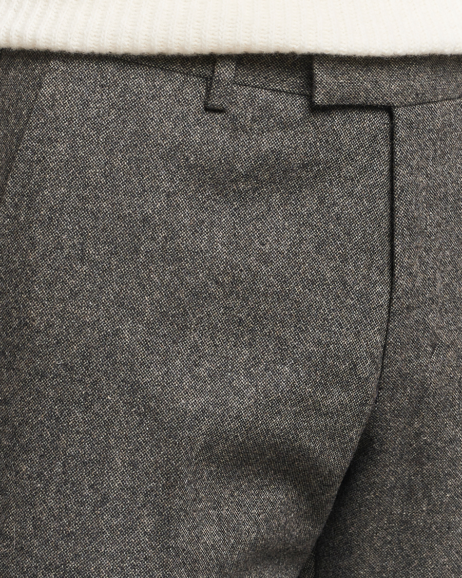 Herren | Hosen | Tiger of Sweden | Tenuta Brushed Wool Trousers Turkish Coffee