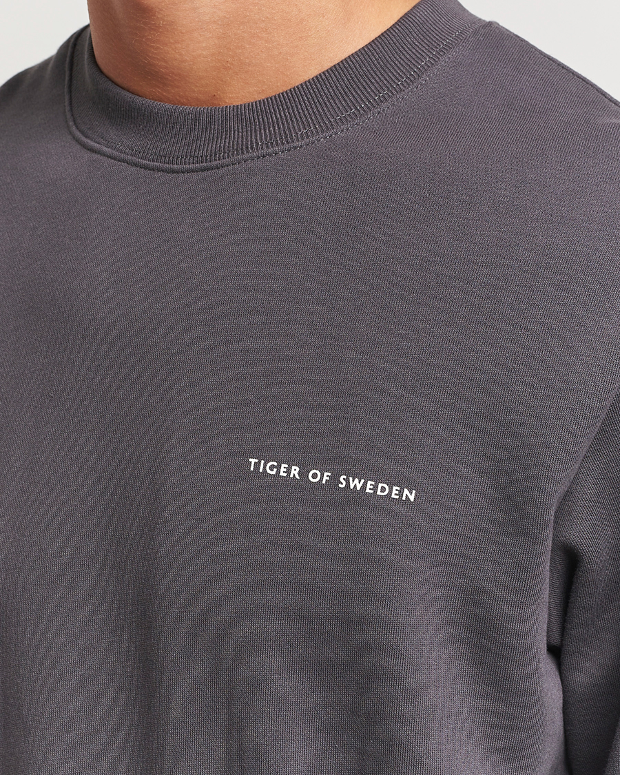 Herren | Pullover | Tiger of Sweden | Emerson Crew Neck Sweatshirt Charcoal