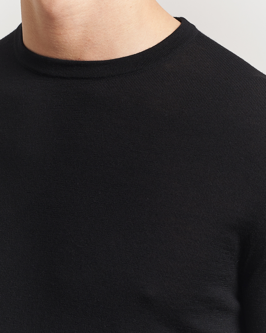 Herren | Pullover | Tiger of Sweden | Connor Crew Neck Pullover Black