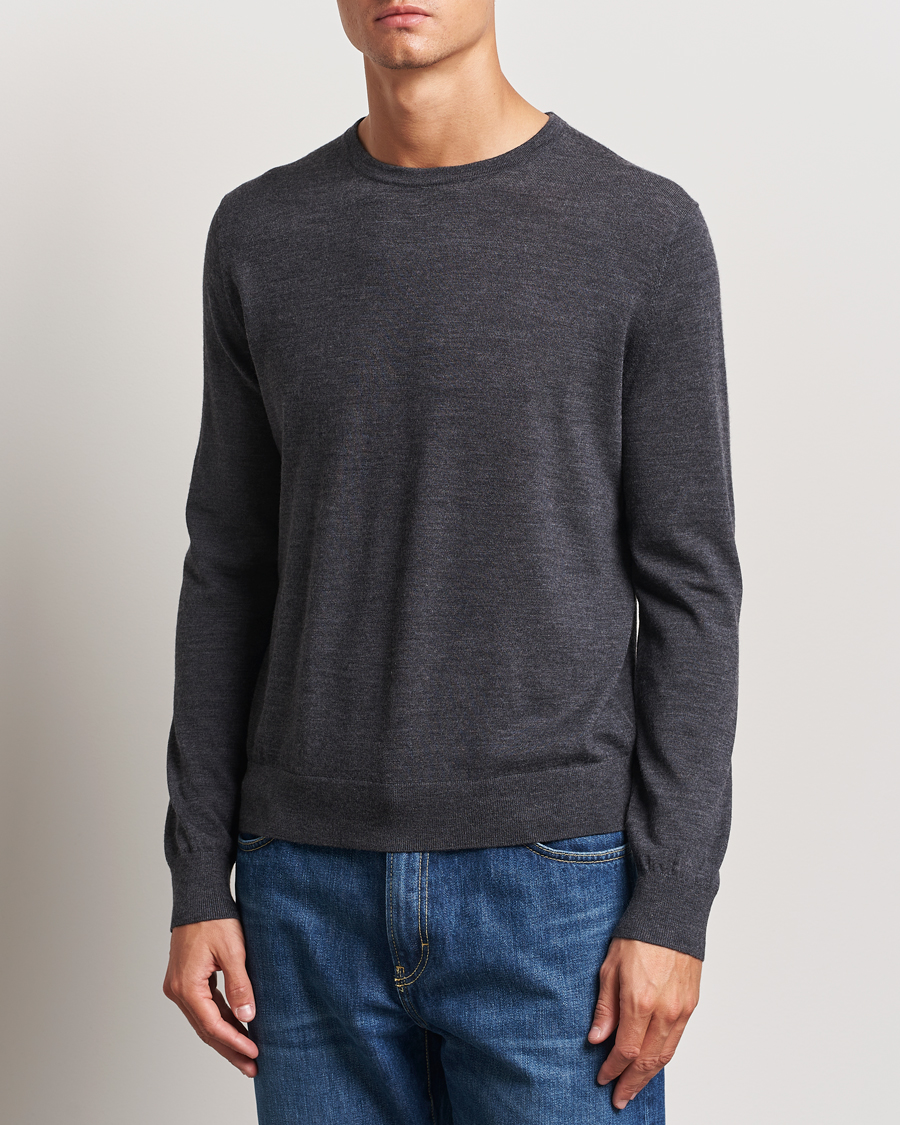 Herren | Pullover | Tiger of Sweden | Connor Crew Neck Pullover Grey Street