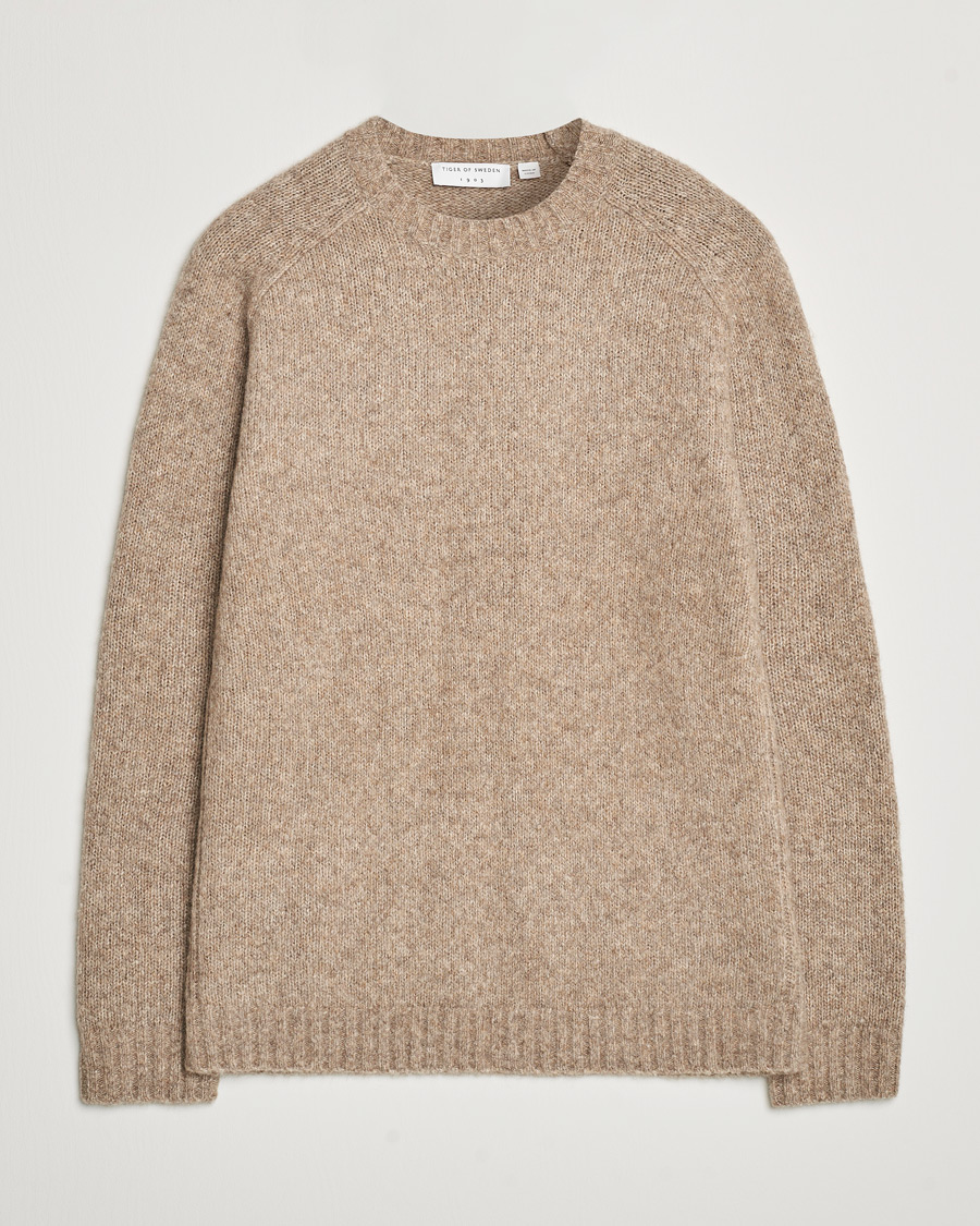 Herren | Pullover | Tiger of Sweden | Adryan Yak/Alpaca Knitted Sweater Dirt Tape