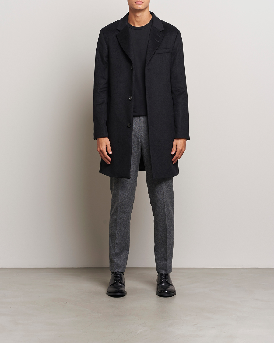 Herren | Jacken | Tiger of Sweden | Finnan Wool/Cashmere Coat Black