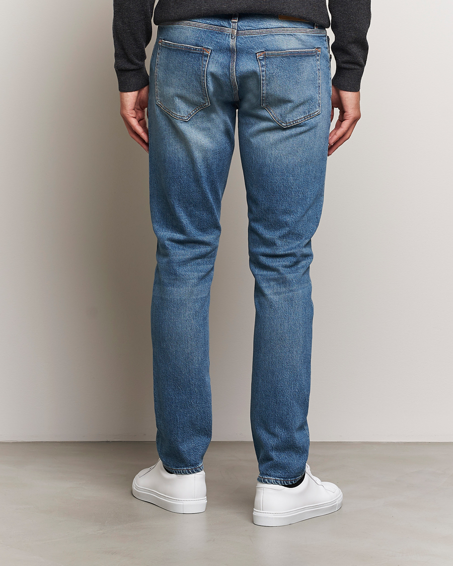 Herren | Jeans | Tiger of Sweden | Pistolero Stretch Cotton Jeans Medium Blue