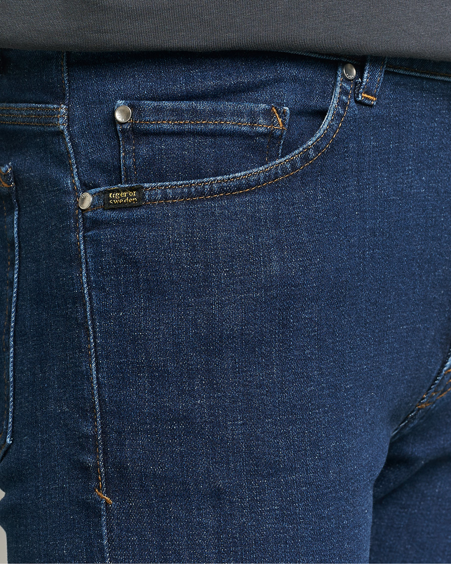 Herren | Jeans | Tiger of Sweden | Evolve Stretch Cotton Jeans Medium Blue