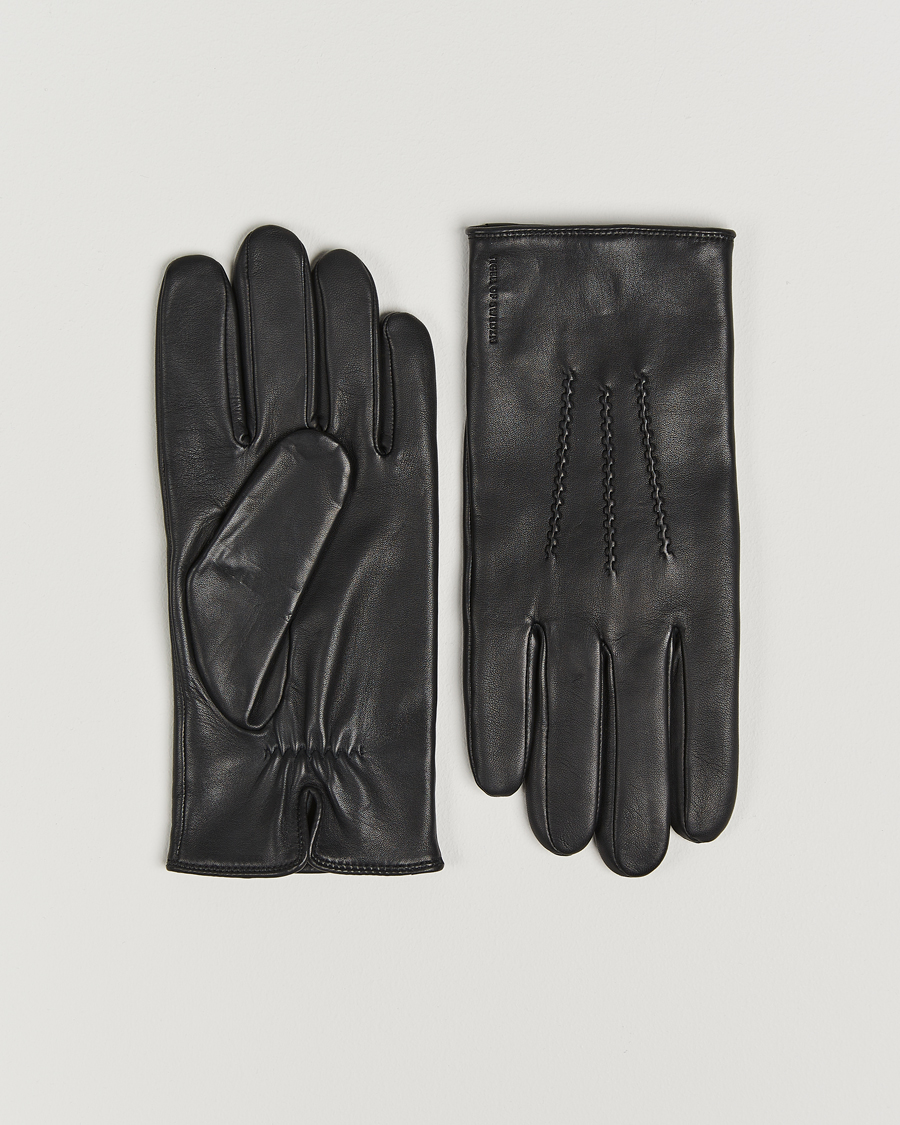 Herren | Tiger of Sweden Garvin Leather Gloves Black | Tiger of Sweden | Garvin Leather Gloves Black