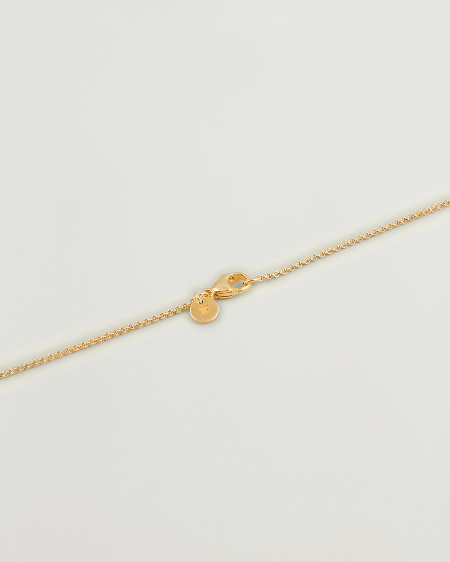 Herren | Tom Wood Cushion Pendant Tiger Eye Gold | Tom Wood | Cushion Pendant Tiger Eye Gold