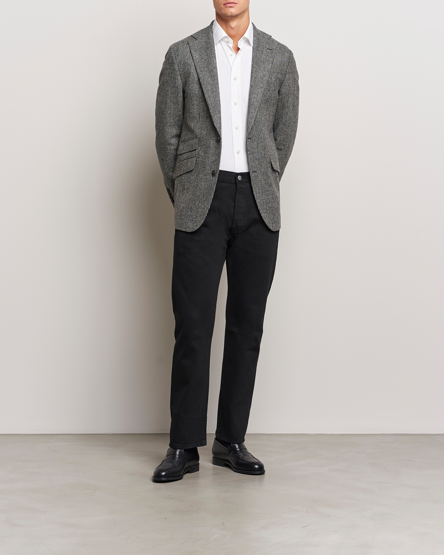 Herren | Sakkos | Walker Slater | Edward Lambswool Pepita Blazer Grey/Black