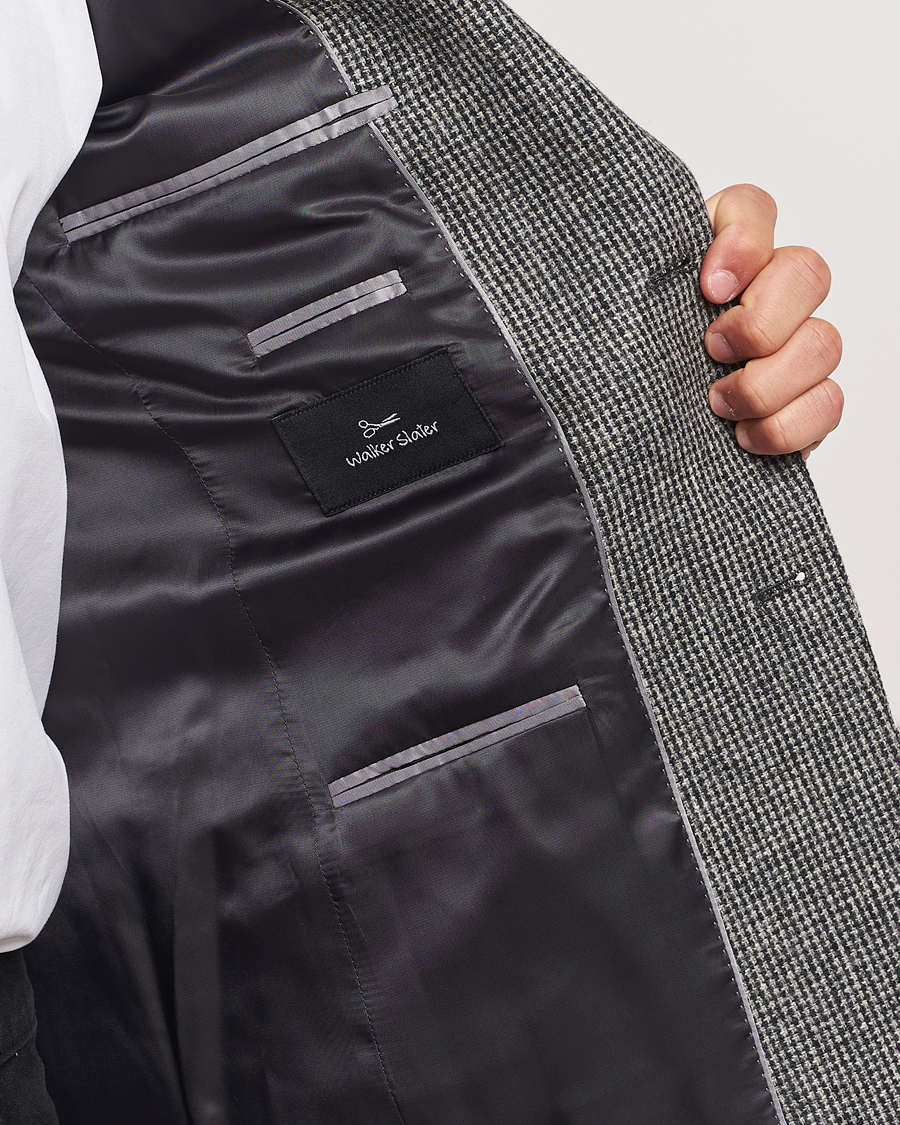 Herren | Sakkos | Walker Slater | Edward Lambswool Pepita Blazer Grey/Black