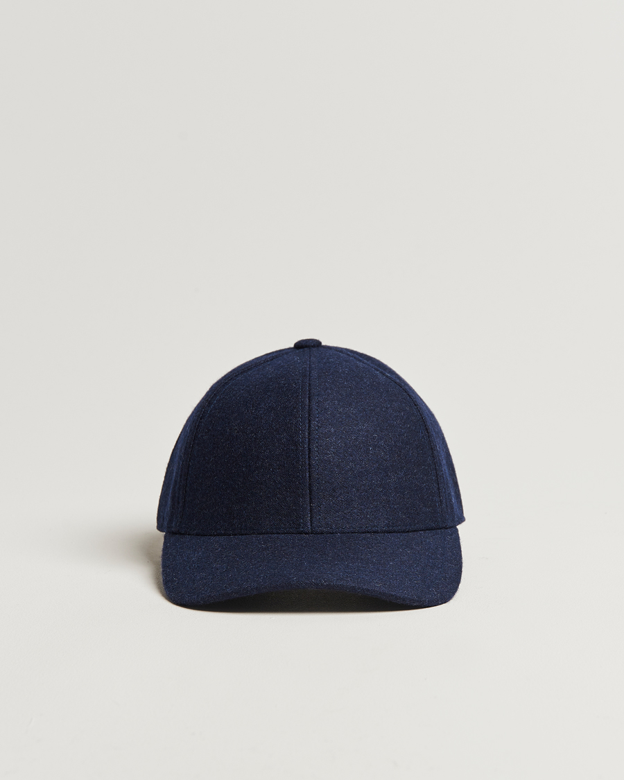 Herren | Hüte & Mützen | Varsity Headwear | Cashmere Baseball Cap Royal Blue
