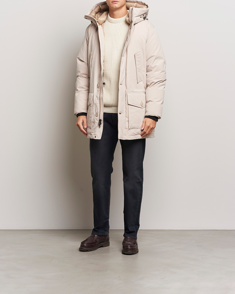 Herren | Jacken | Woolrich | Peached Cotton Arctic Parka Oxford Tan