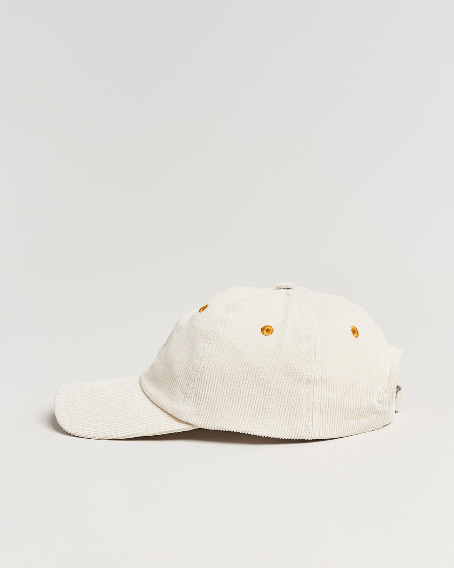 Herren | Drake's D'Capital Embroidery Cord Cap Ecru | Drake's | D'Capital Embroidery Cord Cap Ecru