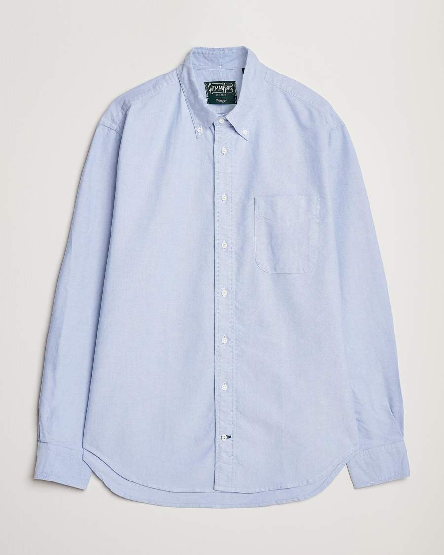 Herren | Hemden | Gitman Vintage | Button Down Oxford Shirt Light Blue