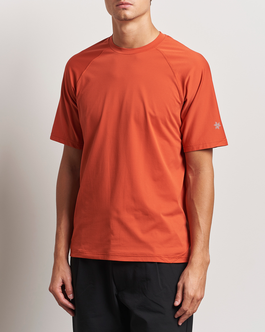 Herren | T-Shirts | Goldwin | WF Dry T-Shirt Horizon Red