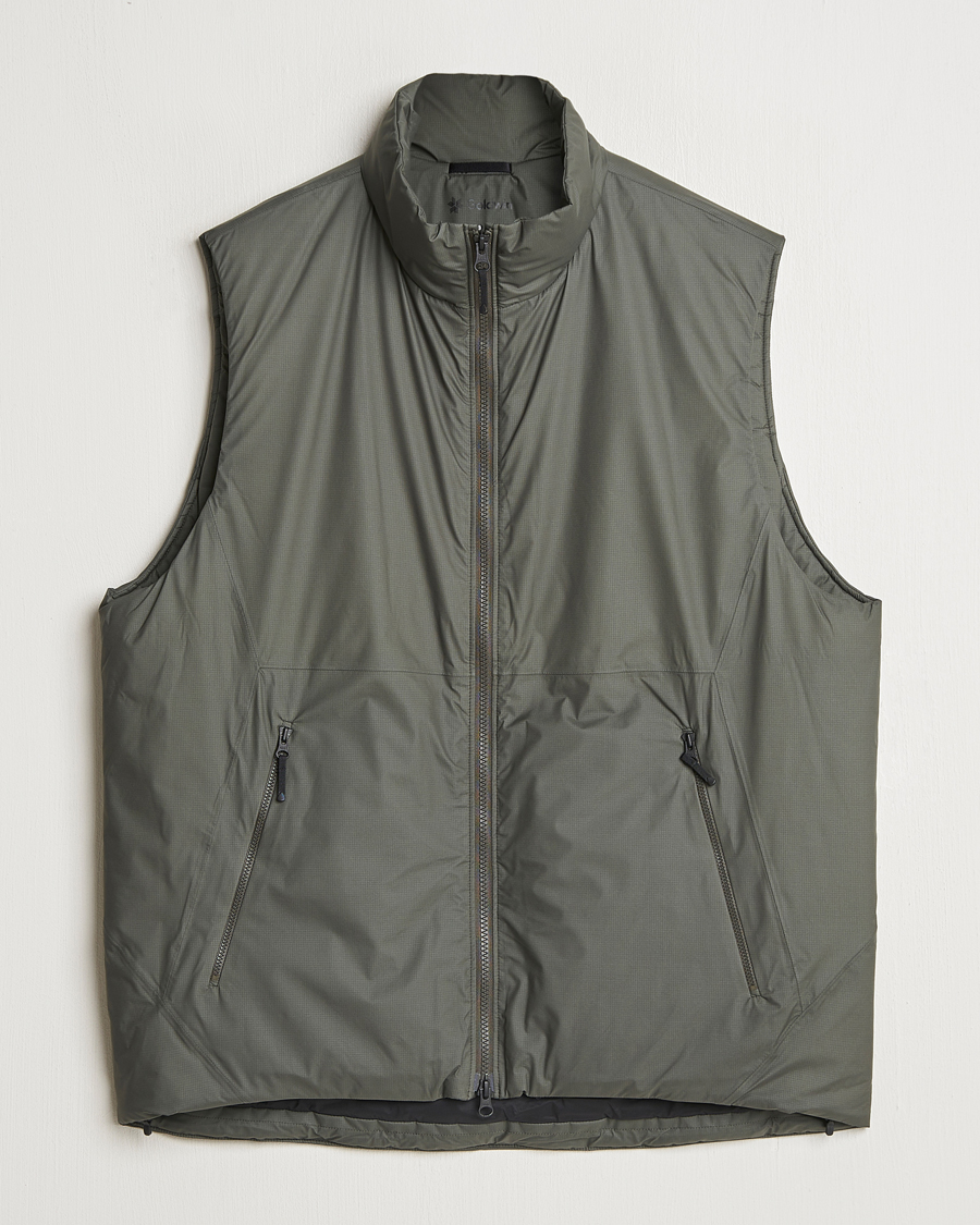 Herren | Jacken | Goldwin | GORE-TEX Windstopper Puffy Vest Dark Olive