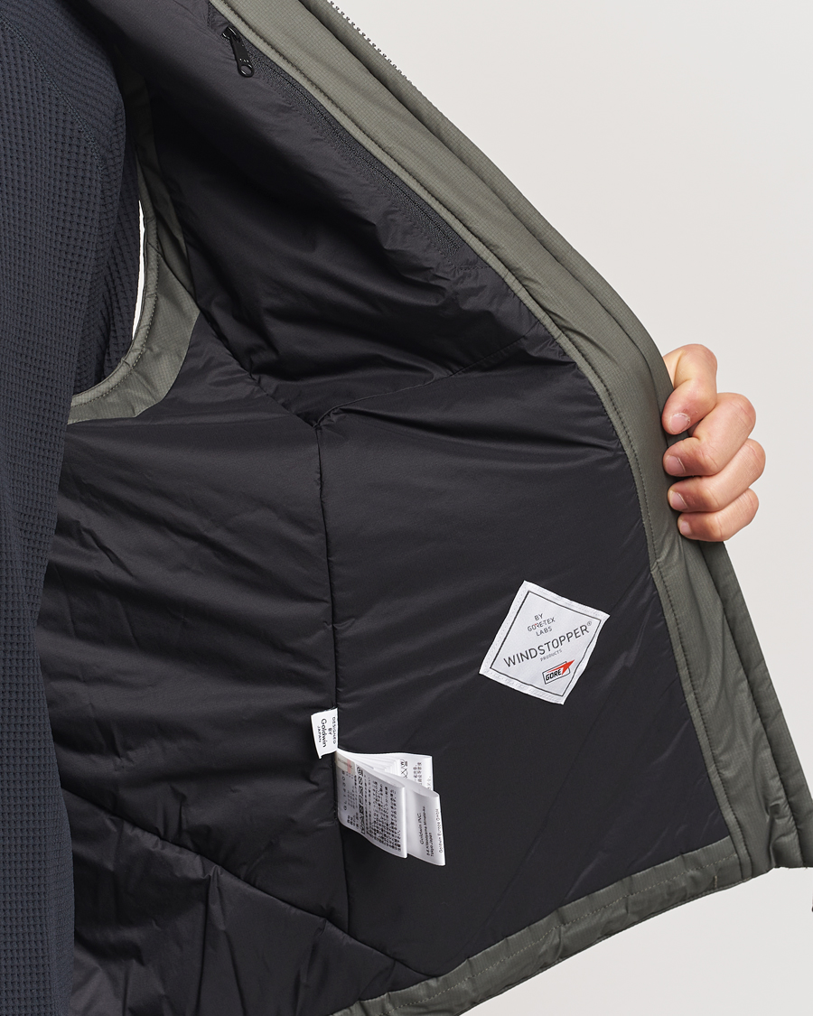 Herren | Jacken | Goldwin | GORE-TEX Windstopper Puffy Vest Dark Olive