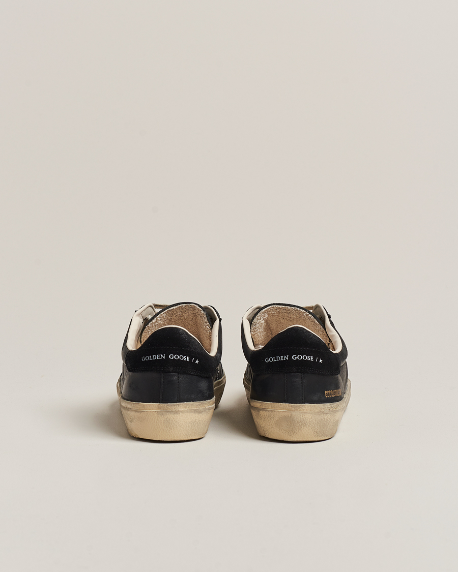 Herren | Golden Goose Soul-Star Sneakers Black Calf | Golden Goose | Soul-Star Sneakers Black Calf