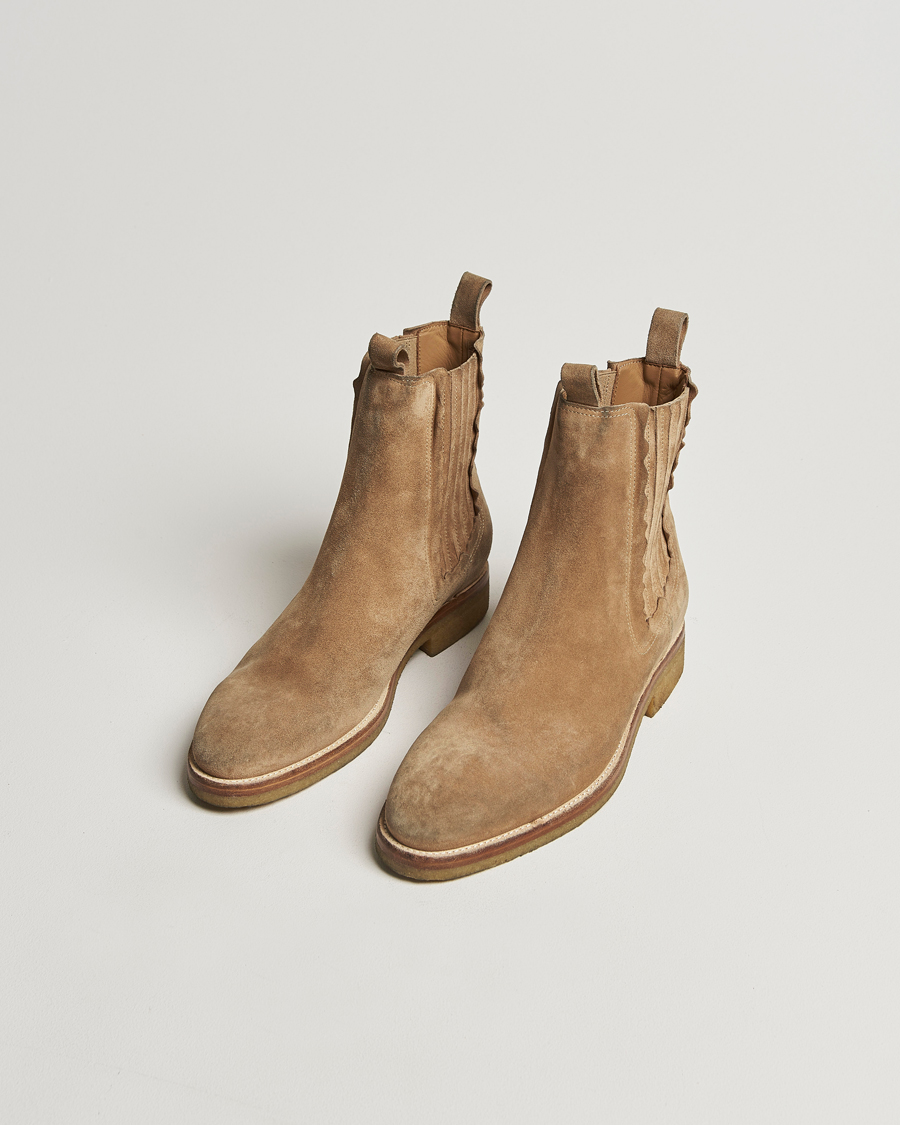 Herren | Golden Goose Chelsea Boots Beige Suede | Golden Goose | Chelsea Boots Beige Suede