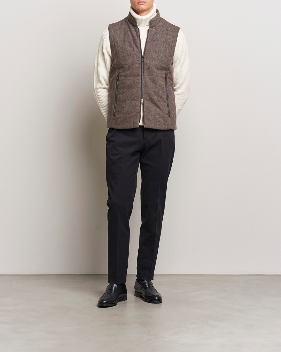 Herren | Hosen | Incotex | Slim Fit Cotton Stretch Chinos Black