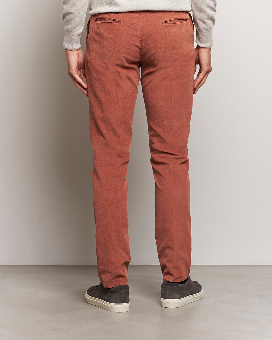 Herren | Hosen | Incotex | Slim Fit Baby Corduroy Trousers Vintage Red