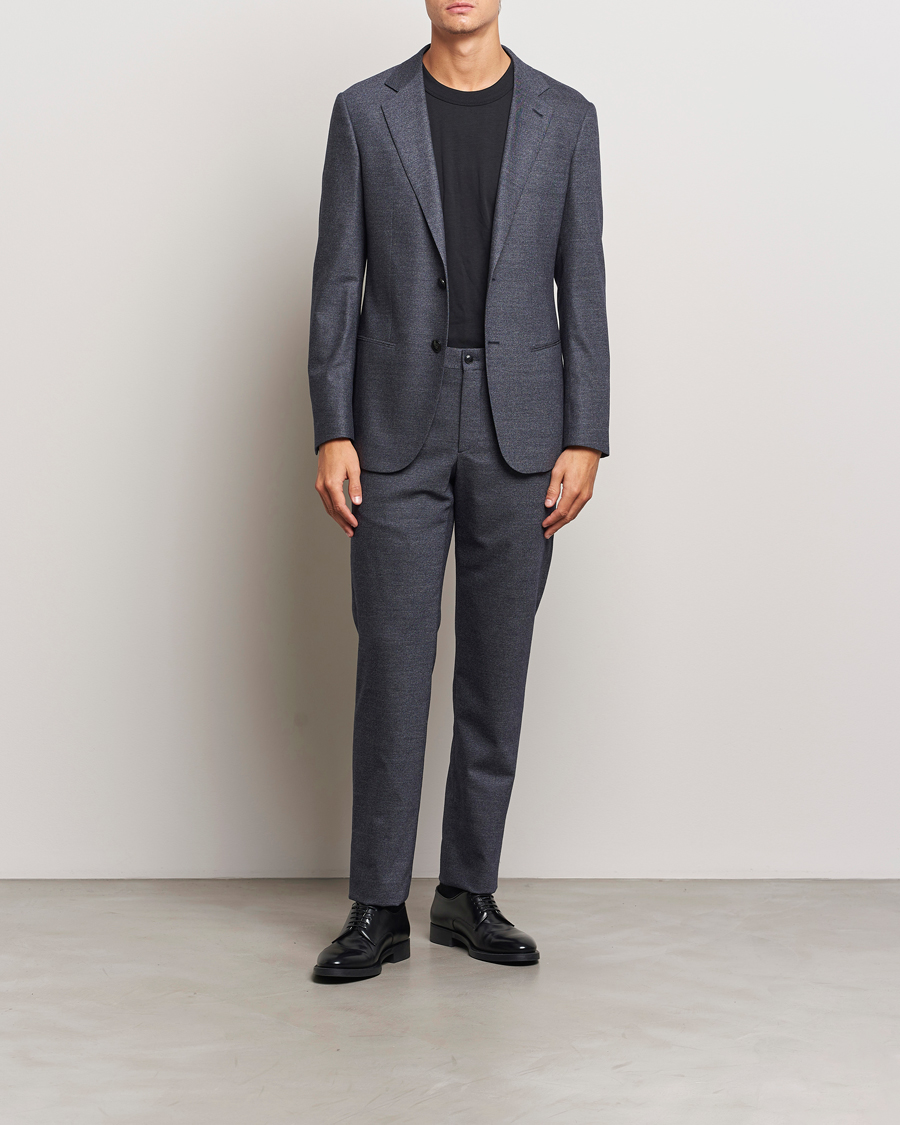 Herren | Anzüge | Giorgio Armani | Soho Wool/Cashmere Flannel Suit Navy Melange
