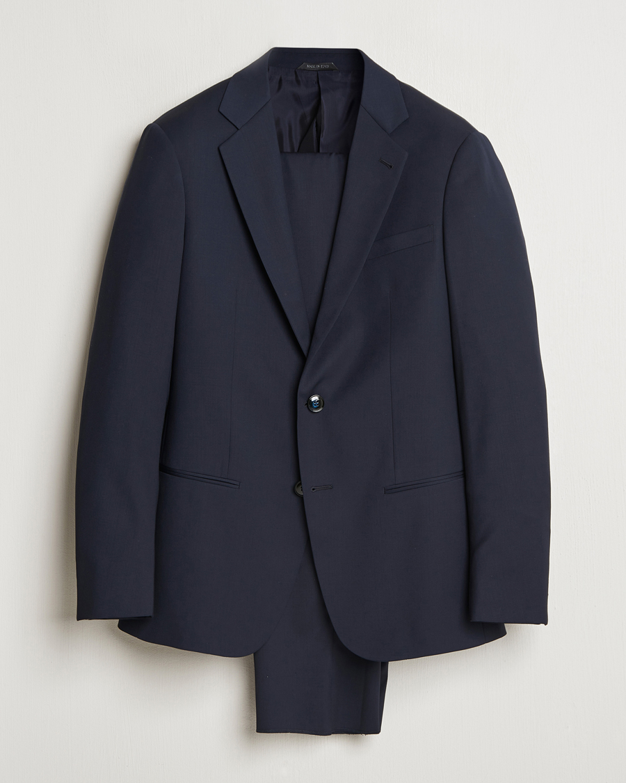 Herren | Anzüge | Giorgio Armani | Soho Virgin Wool Suit Navy